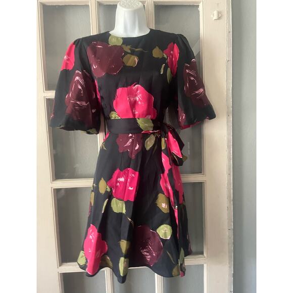 Kate Spade Just Rosy Tie-waist Dress - Picture 10 of 12